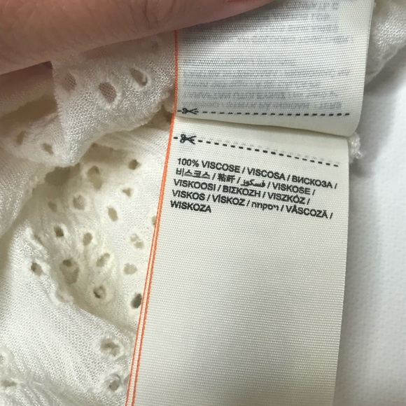 NWT Superdry White Amiee Bardot Eyelet Crop Top - Picture 6 of 8